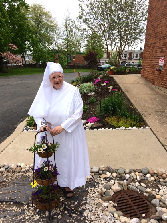 Sister Elizabeth Ann and her garden - come back and visit!